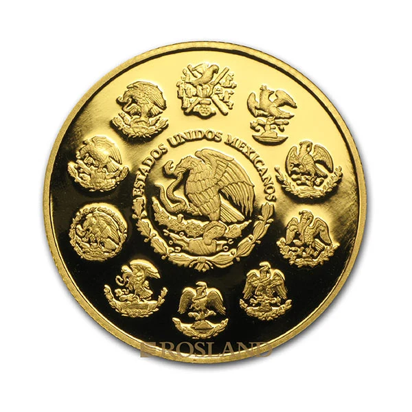 Mexican Gold Libertad — national coat of arms design