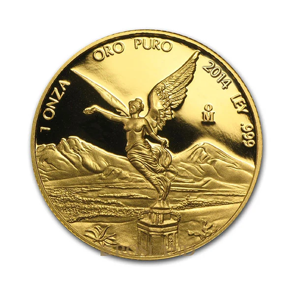 PCGS-Graded Mexican Libertad 1oz 2014 MS70